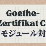 【ゲーテドイツ語C1】試験対策勉強法をすべてのモジュールについてそれぞれ紹介する【Goethe Zertifikat C1】